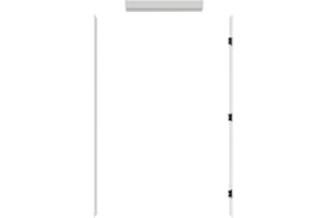 AINLARRY Pine Wood Single Door Jamb Frame Kits for Right-Handed Doors, Multi-Size Adjustable Jamb (Fits a Maximum Width of 36''), Assemly Required, Complete with 3 Black Hinges & Door Seal Strips