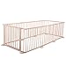 Tobbi New Wooden Baby 8 Panel Playpen Safety Activity Centre Safety Play Yard Home Indoor Outdoor New Pen