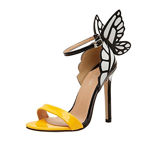 Maybest women lady girl fashion butterfly high heel sandals party…