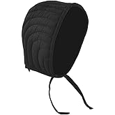 Medieval Quilted Canvas Cotton Padded Arming Cap Protector Under Armor Chainmail Coif for LARP, Renfair