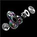 Fidget Spinner Rainbow Tri Metal Stainless Steel, Cool Ultra Fast Hybrid Ceramic Bearing Metallic Figit Spinner, 5 Min Spins for Stress Reducer Anti-anxiety Depression (Gold, 3 Sides) by BOYON