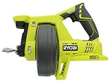Ryobi P4001 One+ 18V Lithium Ion All-In-One 25 Foot Drain Auger for Sinks or Toilets (Battery Not Included, Power Tool Only)