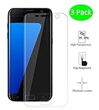 Galaxy S7 Edge Screen Protector Anti-Explosion Full Coverage HD Clear Film for Samsung S7 Edge (3-Pack)