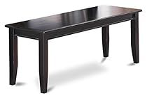 Dining Bench in Black Finish