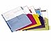 Cardinal Plastic Binder Dividers, 5-Tab, Single Pocket, Insertable Multicolor Tabs, Letter Size, 1 Set (84016)