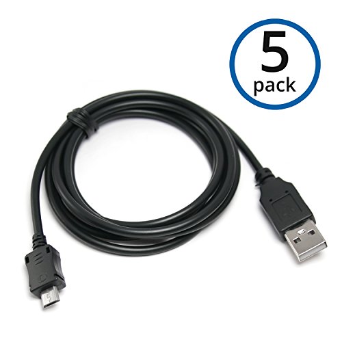 Polar V650 Cable, BoxWave [DirectSync Cable (5-Pack)] Charge and Sync Cable Multi Pack for Polar V650, A360, M400