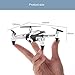 GoolRC T700 WiFi FPV Mini Selfie Drone with Carema 720P G-Sensor Altitude Hold RC Training Quadcopter w/ 2 Battery for Beginners Kids