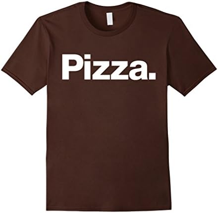 Men's Pizza | Simple Typography Design 3XL Brown