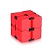 Ganowo Infinity Cube Fidget Toy for Kids and Adults, Fidget Cube Cool Mini Magic Cube Gadget Spinner for Stress and Anxiety Relief and Kill Time (Red)