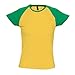 SOL'S Womens/Ladies Milky Contrast Short/Sleeve T-Shirt