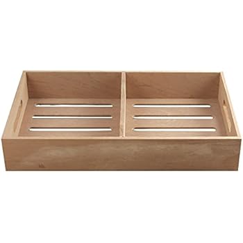 Quality Importers Trading Spanish Cedar Tray Cigar Tray, Adjustable Divider, Fits Large Humidors, Made with Solid Spanish Cedar, Dimensions 12 7/8