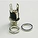 uxcell 5 Pcs 5.5mmx2.1mm DC Power Jack Socket Female Panel Mount Connector