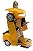 Car Transforms into Robot Car Toys for Children Bump and Go Action with Lights and Scary Sounds