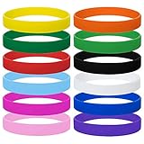 GOGO 12 PCS Silicone Wristbands for Kids, Rubber Bracelets, Party Favors