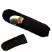 HANZIUP Folding Mushroom Knife with Neoprene Pouch Solid Wood Handle and Foldable Cleaning Brush