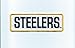 Pittsburgh Steelers 6 inch x 2 inch Rectangle Patch (Iron or Sew On)