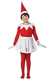 Elf on the Shelf Dress Costume For Girls