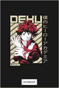 Amazon Com Deku Diagonal My Hero Academia Anime G0 Notebook Diary Journal Matte Finish Cover Planner 6x9 1 Pages Lined College Ruled Paper Stewart Kian Books