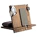 Wooden iPhone Docking Station, Christmas, for Him, Gifts for Dad, 5th for Him, Compatible with All iPhone Models, Android (Espresso-Non Personalized)