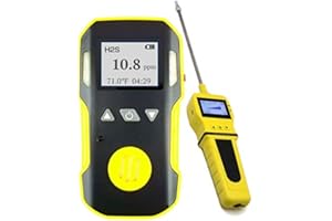 FORENSICS DETECTORS FD H2S Monitor + Pump with Probe by Forensics | USA NIST Calibrated | Water & Dust Proof | 0-100ppm H2S |