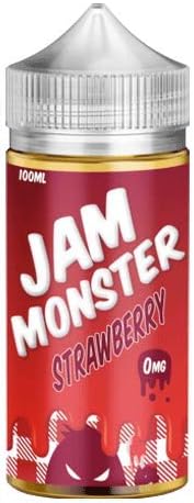 Jam Monster Strawberry Jam+Butter+Toast Nicootine Free Shortfill 100ml