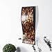 Whole Housewares Decorative Metal Wall Candle Sconces, Wall Candle Holders - Mosaic Glass Set of 2 (Brown Multi)