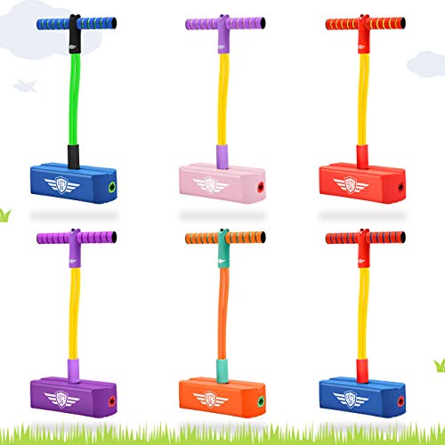 LET'S GO! Foam Pogo Jumper for Kids Toys for 312 Year Old Boys Girls Outdoor Toys Pogo Stick