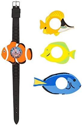 Under the Sea Kids Watch with Interchangeable Tropical Fish, including the Blue Tang &amp; Clownfish