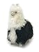 Standing Baby Alpaca Fur Alpaca Cria Figure - Multi Colored 7 Inch
