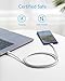 Anker USB C to USB C Cable, Powerline II USB-C to USB-C 2.0 Cord (6ft, White)
