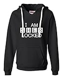 Womens I Am Sherlocked Sherlock Holmes Inspired Deluxe Soft Fashion Hooded Sweatshirt Hoodie