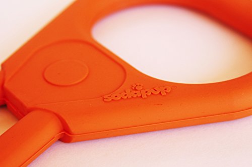 SodaPup: Tug War Dog Toys shaped like a Can Opener + Tough Dog Toys for Large Dogs, USA Made - Orange