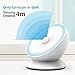 Motion Sensor Indoor Night Light 360° Rotating Rechargeable Cordless LED Wall Light for Kids Bedroom Stairs Kitchen Patio Hallway Bathroom Cabinet Closet (Warm white)