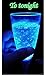 LED light up wine glasses, Champagne Flute's Cocktail Flashing Cups, LED Liquid Activated for Bar Party Night Club Drink Christmas Wedding Party Decoration 6 pack