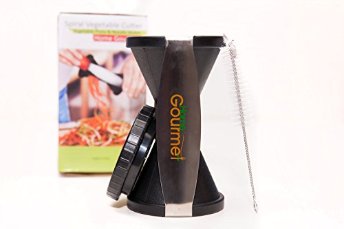 Spiral Vegetable Slicer and Cutter Vegetable Pasta and Noodle Maker Spiral Vegetable Slicer and Cutter Vegetable Pasta and Noodle Maker