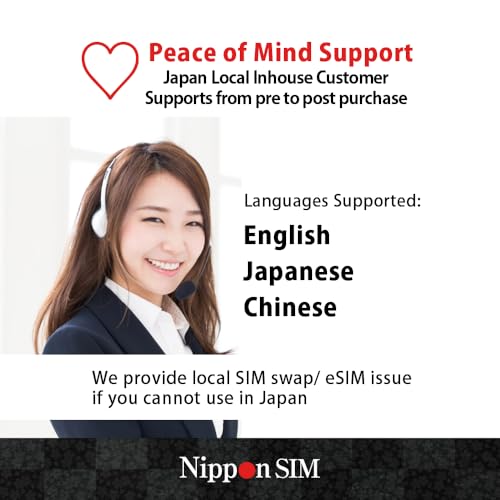 Japan SIM Card 180 Days Data Only | 15GB High-Speed 4G LTE + Unlimited Data at Reduced Speed | No Roaming Needed for Faster, Safer Access | Hotspot tethering Supported | Docomo Network | Made in Japan