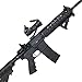 TACTICON 45 Degree Offset Flip Up Iron Sights for Rifle Includes Front Sight Adjustment Tool | Rapid Transition Backup Front and Rear Iron Sight BUIS Set Picatinny Rail and Weaver Rails