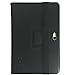 KuVest 7'' Universal Folio PU Leather Case Cover for 7'' Tablet NeuTab N7 Pro, N7s Pro, Chromo Inc, ProntoTec, iRulu, Alldaymall, Tagital (Black)