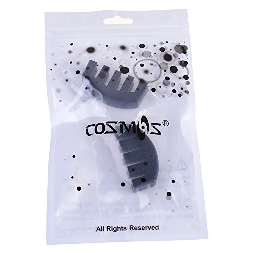 image for CM COSMOS 2 Pcs Easy to Use Rubber Violin Fiddle Practice Mute Silence