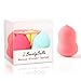 Makeup Blender Sponge Beauty Blending egg 5 Pcs + Sponges Holder - Flawless Foundation Premium Eye Face Tool Puff Cosmetics for Powder Concealer Cream Complexion Liquid Applicator Latex Free