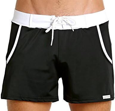 Sauvage Pocket Retro Swim Short Black