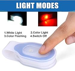2pcs Hands Free LED Flashlight Clip on Flashlight