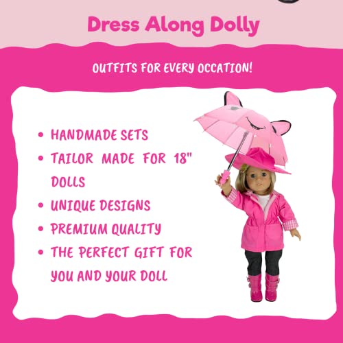 Dress Along Dolly Batgirl Inspired Doll Outfit (6 Piece Set) Super