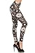 Leggings Depot NEW High Waist Popular Print Women's Leggings Pants Style Batch4 (Midnight Flowers)