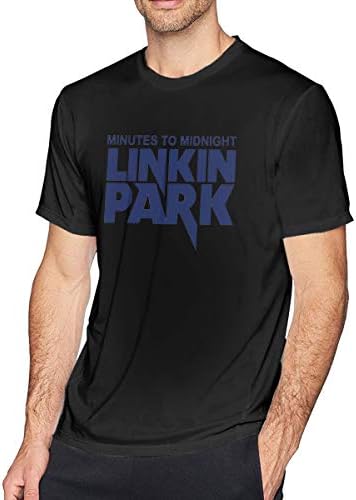 GZYHT Mens Black Comfortable T Shirts Linkin Park Tee