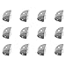 BCP 12PCS Silver Color Metal Case Box Cabinet Corner Protectors Guards