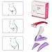 [Special Styling Tools]Bikini Trimmer Shaver for Women, Pubic Hair Razor and Bikini Shaving Stencil Private, New Design (Heart Straight Triangle)