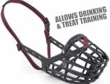 Ancol Dog Muzzle Gentle Strong Secure Basket Style 30cm Black Size 8 view 3