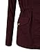 makeitmint Women's Zip Up Military Anorak Jacket w/ Hood [S-3XL] Medium YJH0018_BURGUNDY