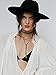WaMLFac Alloy & Faux Leather Handmade Long Elastic Tassel Necklace, Black, 63-Inch